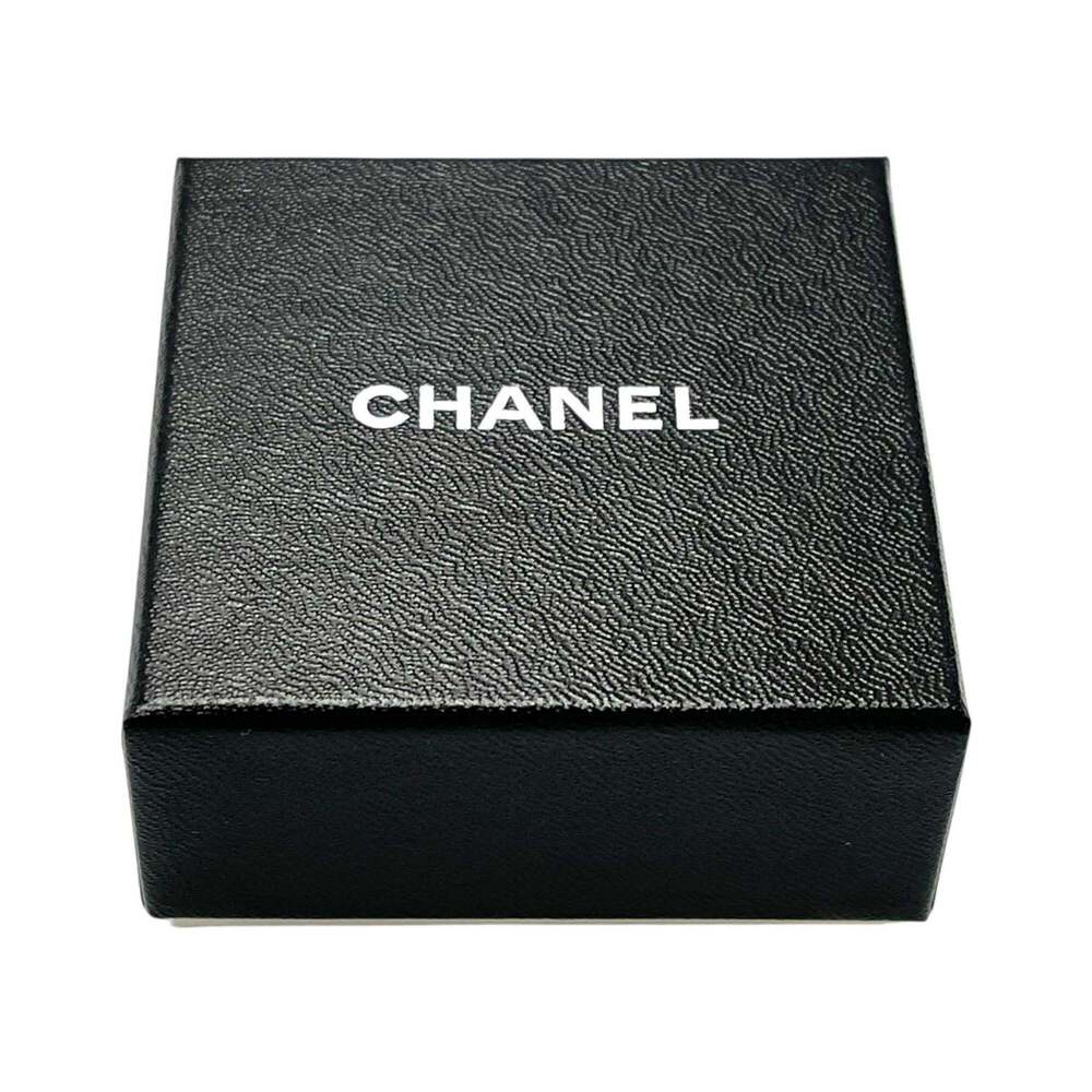 CHANEL Authentic Gold Pearl Logo Earrings - Picture 8 of 8